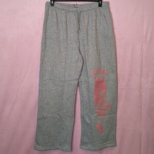 Boohoo Man Relaxed Limited Edition Dragon Joggers in Light Gray Marl size 4X